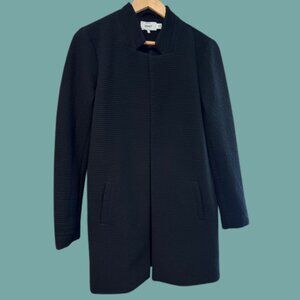 ONLY Black Ribbed Overcoat/Blazer (Size M)